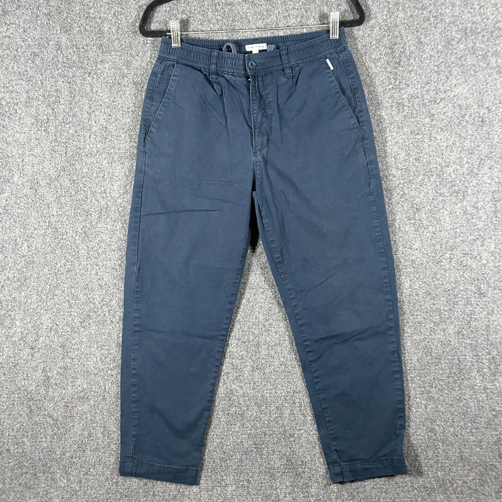 Banks Journal Supply Pants Trousers Drawstring Navy Blue Mens Size Small #2883